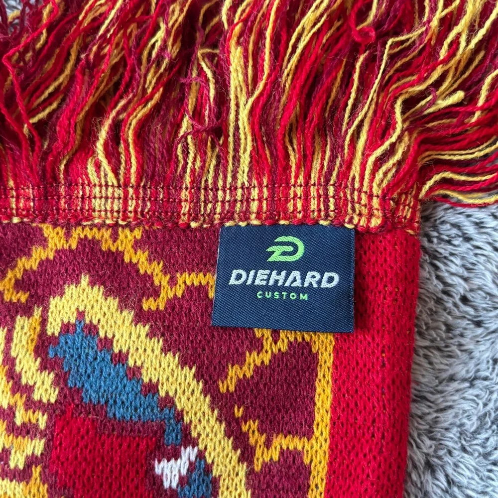 Diehard Custom Dragons Unisex Scarf OS Knit Fringed Cosplay Fantasy Sporty 20557